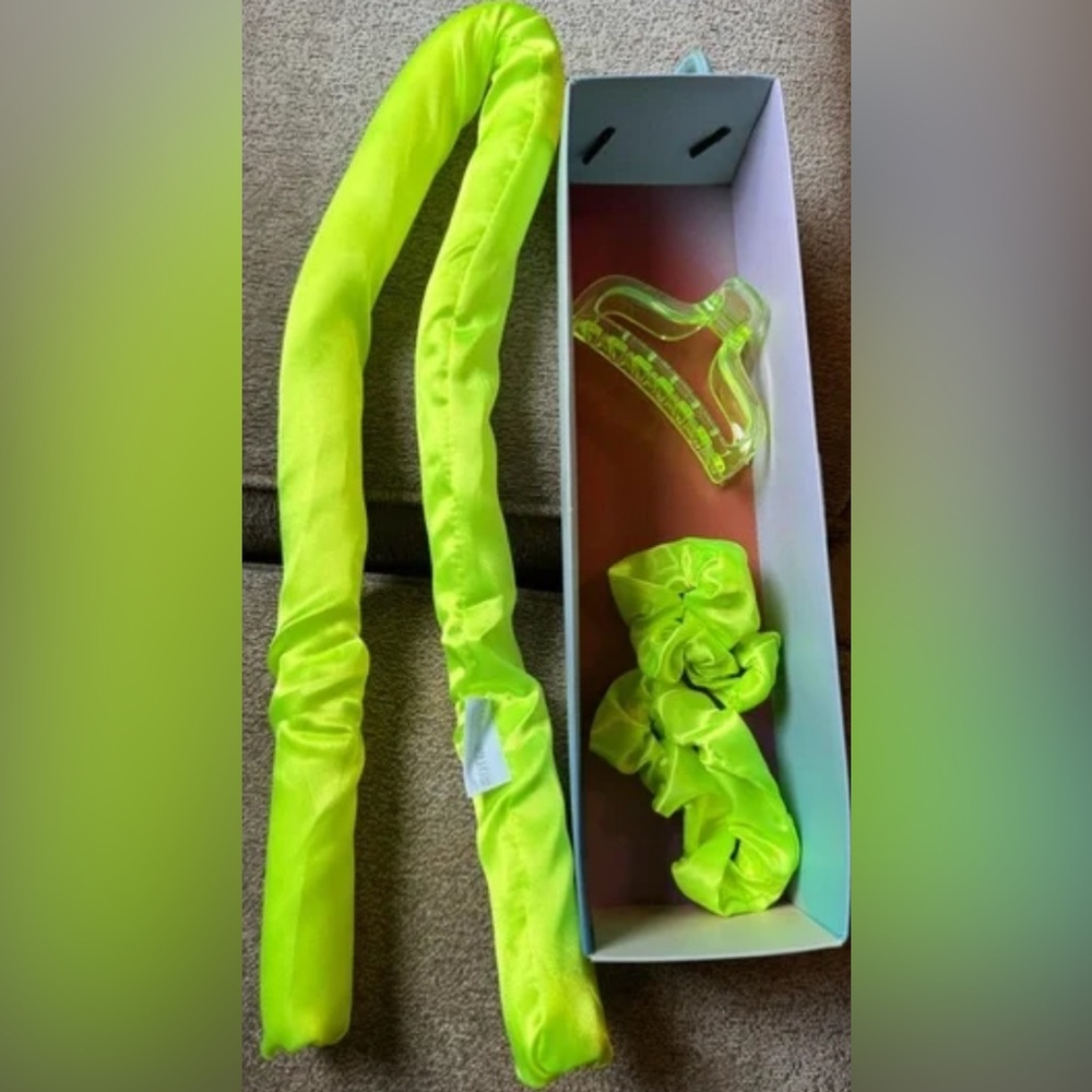 Neon Green Hair Styling Set